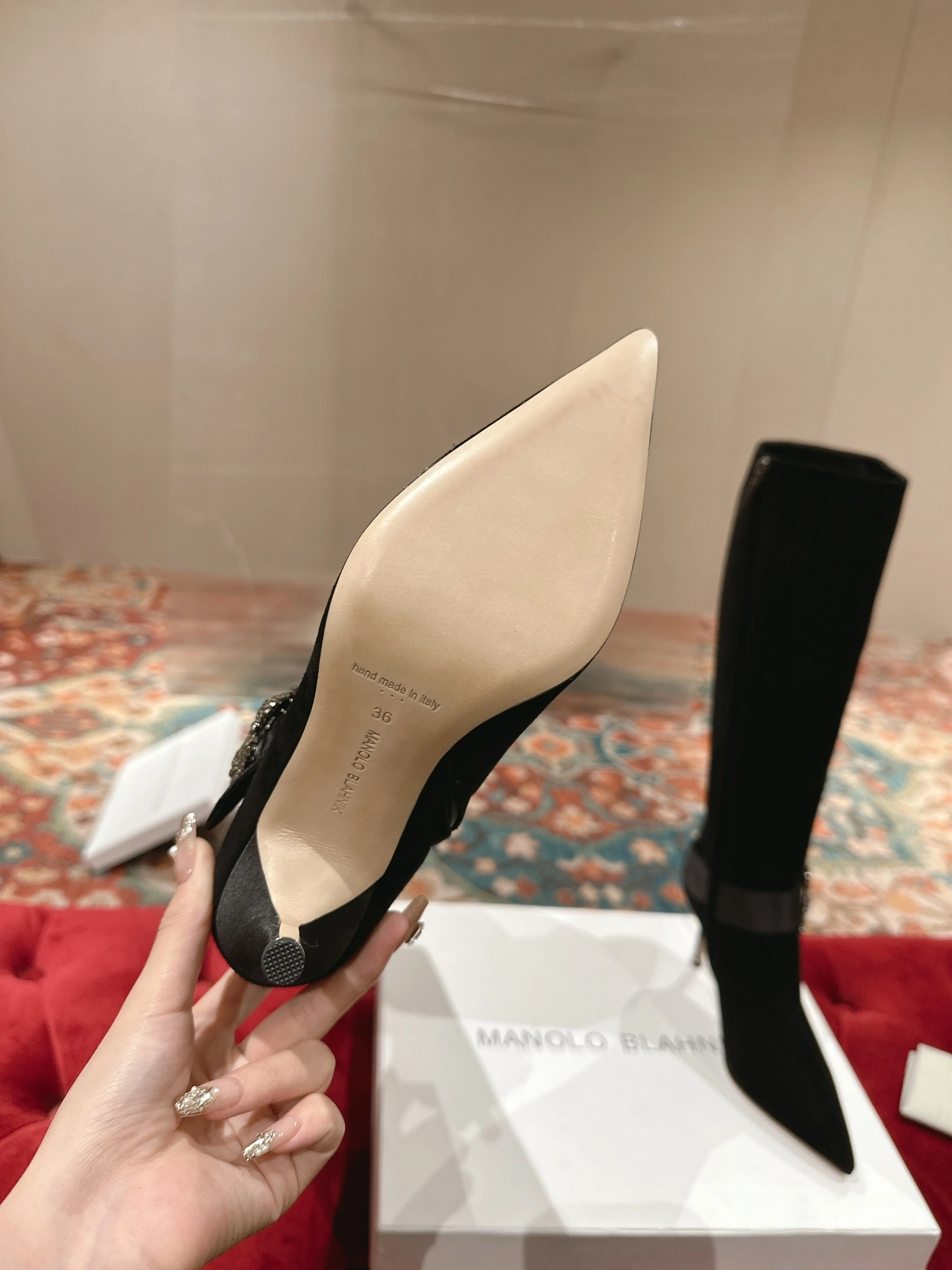 COCO-- M19o8o 223-1451-0015 Heel height：8.5CM Calfskin item:D-X158F1228
